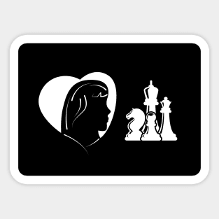 Queen's Gambit Inspired - Chess Sticker